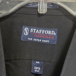 Stafford Black Performance Shirt